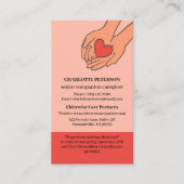 Senior Companion oder Senior Caregier Visitenkarte (Vorderseite)