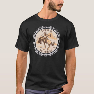 Senior Cowgirl Humor Nur die Stärksten Alten Fraue T-Shirt