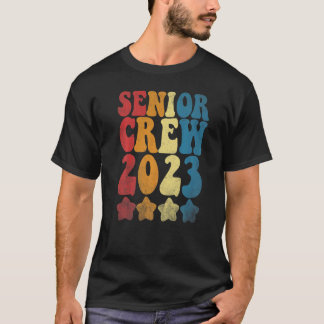 Senior Crew 2023 Abschluss Wiedersehen Retro Vinta T-Shirt