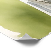 Senior Cricketer - Archiv Cricket Print Poster (Ecke)