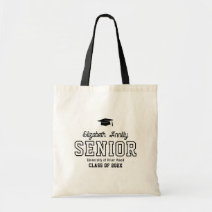 Senior Custom Jahr Skript Graduate College Tragetasche