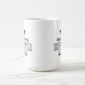 Senior Custom Year Script Graduate College  Kaffeetasse (Mittel)