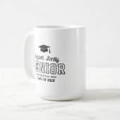 Senior Custom Year Script Graduate College  Kaffeetasse (Vorderseite Links)
