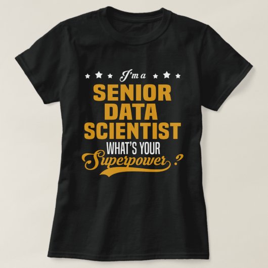 Senior Data Scientist T-Shirt (Design vorne)