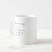 Senior Director Office Quote Kaffeetasse (Vorderseite Links)