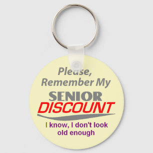 SENIOR DISCOUNT Schlüsselanhänger
