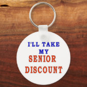 SENIOR DISCOUNT SCHLÜSSELANHÄNGER (Vorderseite)