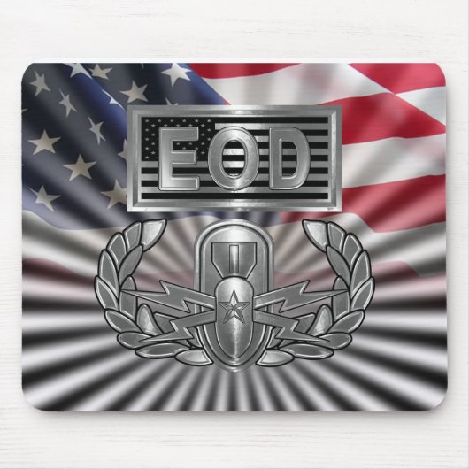 „Senior EOD“-Erinnerungsgeschenk Mousepad (Vorne)