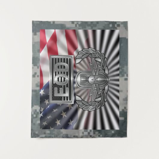 "Senior EOD" Wandteppich (Vorderseite)