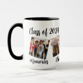 Senior Erinnerungen Personalisiert Collage Tasse (Links)