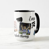 Senior Erinnerungen Personalisiert Collage Tasse (VorderseiteRechts)