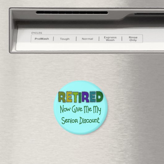 SENIOR-ERMÄSSIGUNG MAGNET (In Situ (Geschirrspüler))