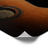 Senior Erwägungsgrund Gitarren Musik Konzert Moder Poster (Ecke)