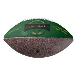 Senior Football Award Memento Black Abzeichen