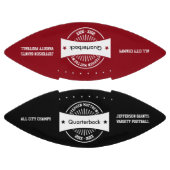 Senior Football Award Memento White Abzeichen (Paneele)