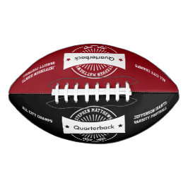 Senior Football Award Memento White Abzeichen