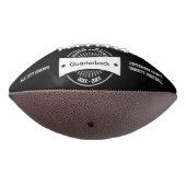 Senior Football Award Memento White Abzeichen (Gedreht 270)