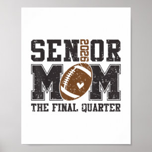 Senior Football Mama Football Mama Game Day Cl 2 Poster