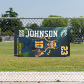 Senior Football MVP Player Sports Photo Vertical Banner (Insitu)