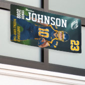 Senior Football MVP Player Sports Photo Vertical Banner (Äußeres Gebäude)