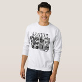Senior Football Vater Custom Picture Brushhub Sweatshirt (Vorne ganz)