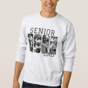 Senior Football Vater Custom Picture Brushhub Sweatshirt