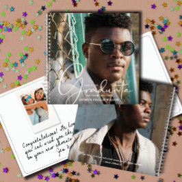 Senior Foto Graduation Party Guest Book Notizblock