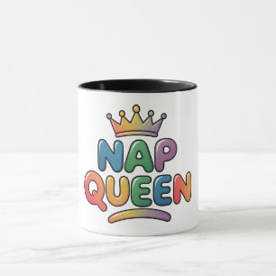 Senior Funnies Damen Tasse Nap Königin