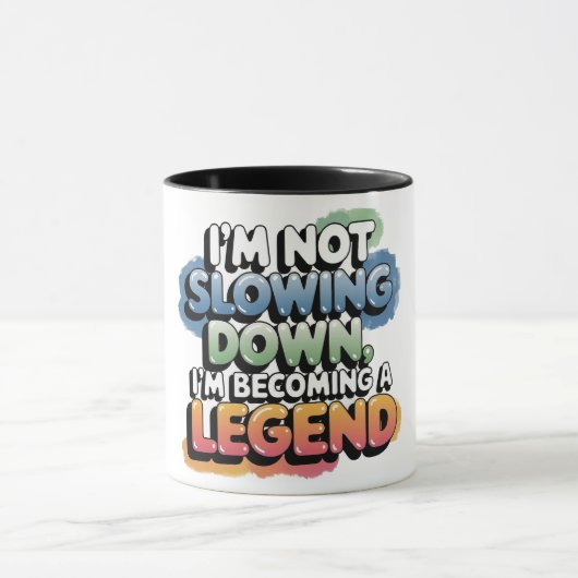 Senior Funnies Tasse ICH WERDE NICHT LANGSAMER... (Zentrum)