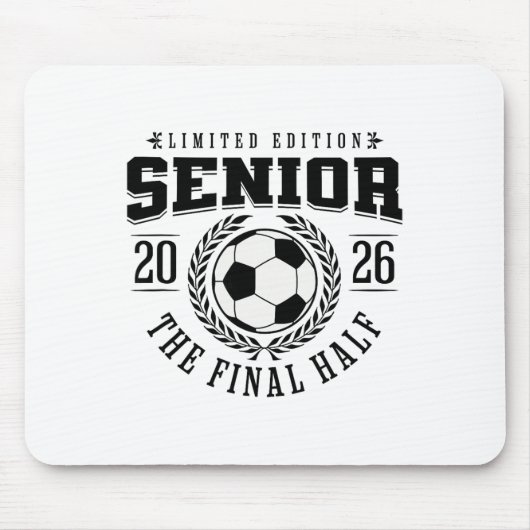 Senior Fußball 2026 Die letzte Halbzeit Mousepad (Vorne)