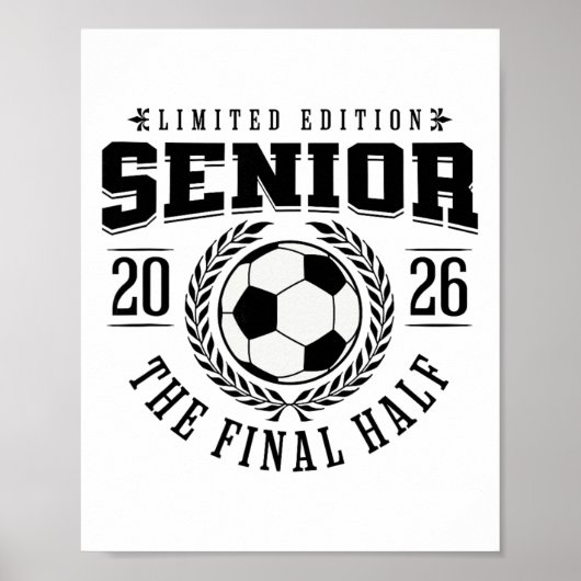 Senior Fußball 2026 Die letzte Halbzeit  Poster (Vorne)