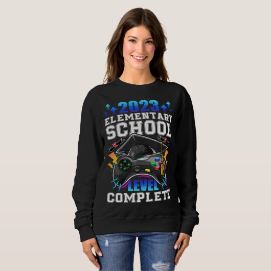 Senior Gamer 2023 Elementary School Level Complete Sweatshirt (Vorne ganz)