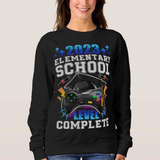 Senior Gamer 2023 Elementary School Level Complete Sweatshirt (Vorderseite)