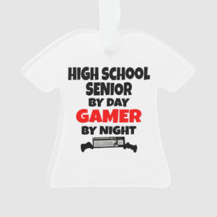 Senior Gamer Ornament