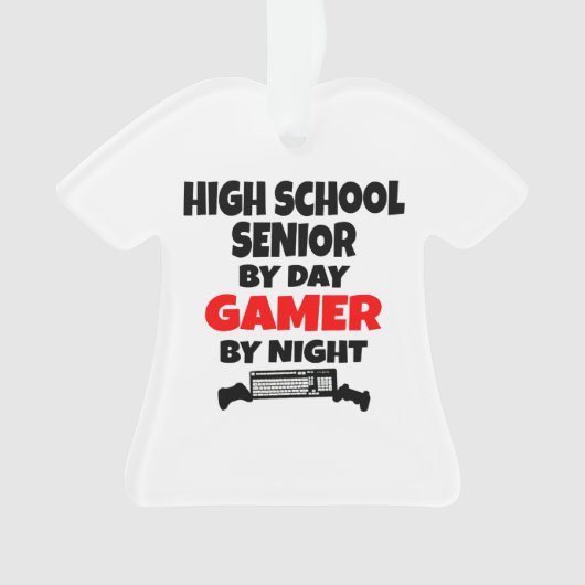 Senior Gamer Ornament (Vorderseite)