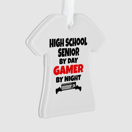 Senior Gamer Ornament (Vorderseite)