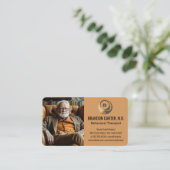 Senior Gentleman | Therapeut Visitenkarte (Stehend Vorderseite)