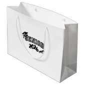 Senior-Geschenktasche 2026 Große Geschenktüte (Rückseite Schrägansicht)