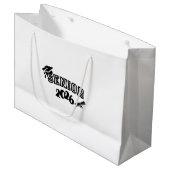 Senior-Geschenktasche 2026 Große Geschenktüte (Vorderseite Schrägansicht)