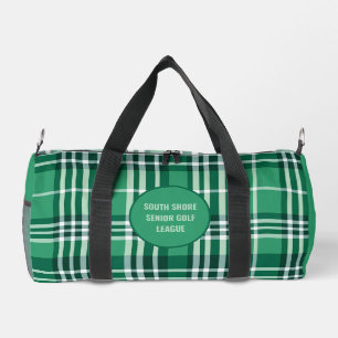 Senior Golfer "Evergreen Tartan" Kariert Duffle Bag