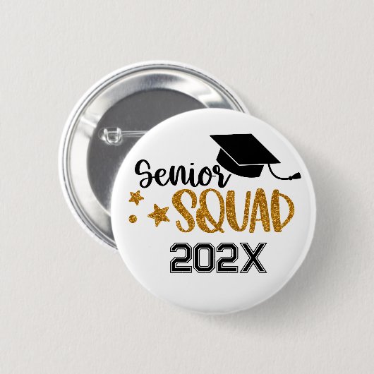 Senior Grad Squad Button (Vorne & Hinten)