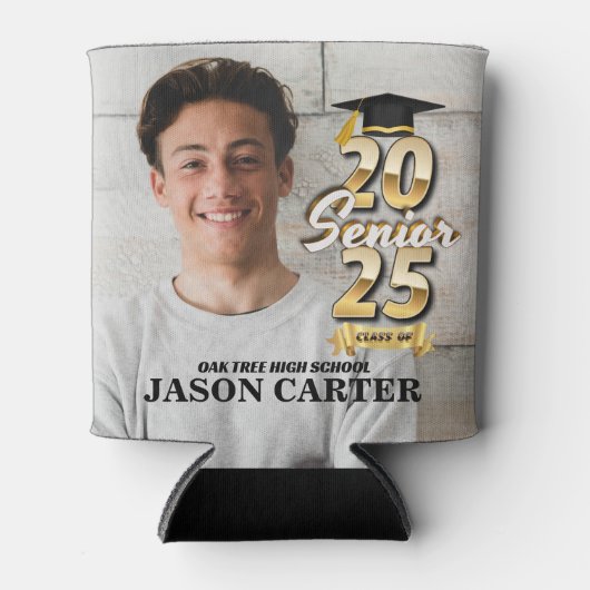 Senior Graduate Class of 2025 Abschluss Foto Dosenkühler (Vorderseite)