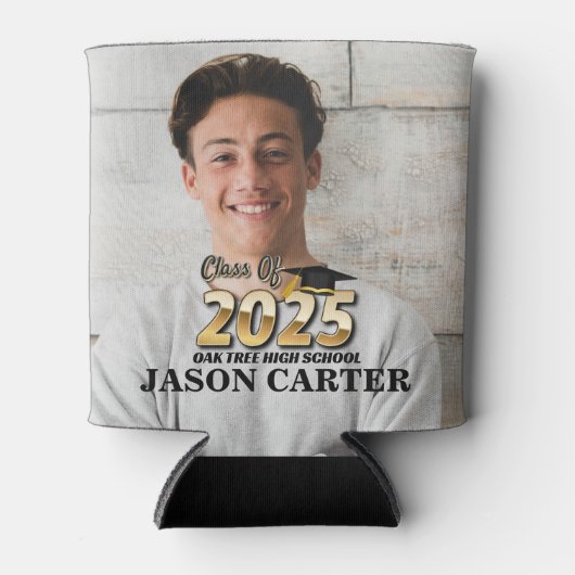 Senior Graduate Class of 2025 Abschluss Foto Dosenkühler (Vorderseite)