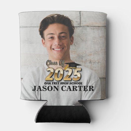 Senior Graduate Class of 2025 Abschluss Foto Dosenkühler (Rückseite)