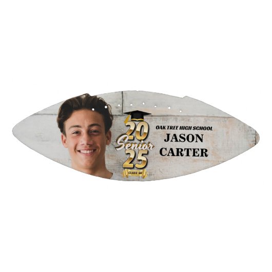 Senior Graduate Class of 2025 Abschluss Foto Football (Panel)