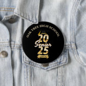 Senior Graduate Class of 2025 Graduation Party Button (Beispiel)