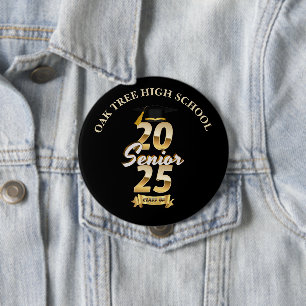 Senior Graduate Class of 2025 Graduation Party Button