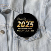 Senior Graduate Class of 2025 Graduation Party Button (Beispiel)