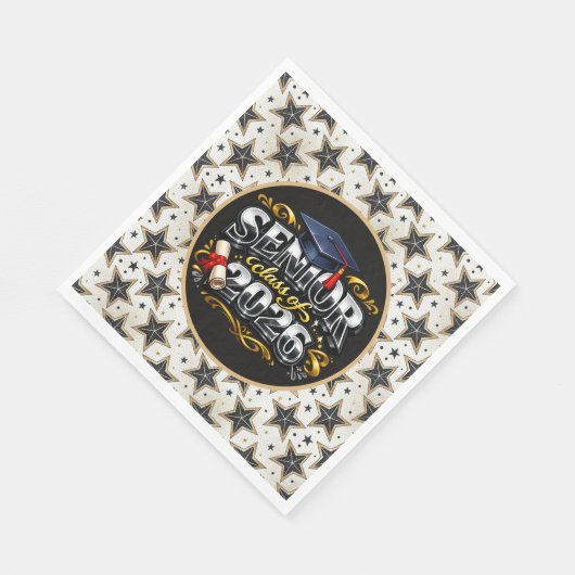 Senior Graduating Class 2026 Serviette (Ecke)