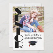 Senior Graduation Party Einladung (Vorderseite)